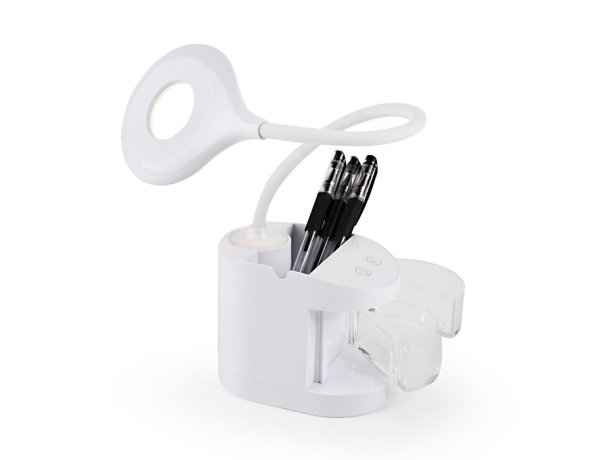 Настольная светодиодная лампа со встроенной аккумулятороной батареей и USB портом Ambrella light Desk DE561