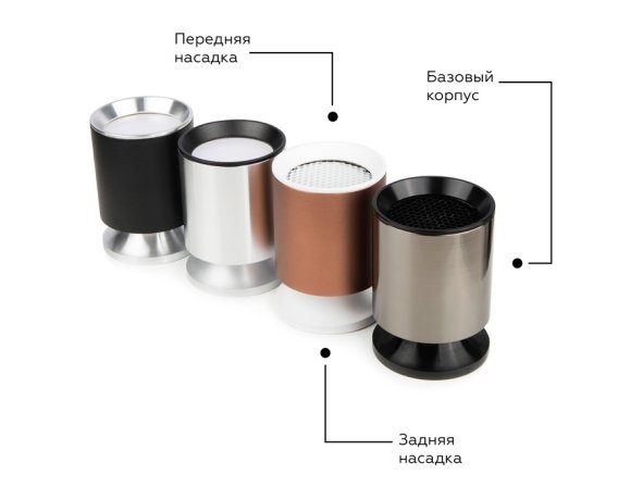 Насадка передняя для корпуса светильника с диаметром отверстия D60mm Ambrella light Diy Spot N6104