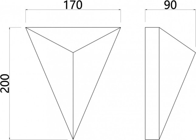 Декоративная подсветка Arte Lamp Trapeze A2033AP-1WH