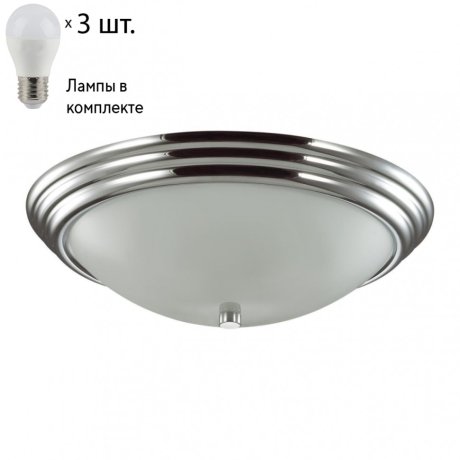 Настенно-потолочный светильник Lumion Kayla с лампочками 5261/3C+Lamps E27 P45