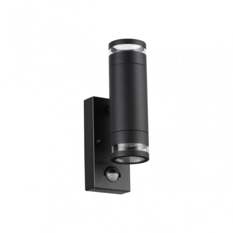 Уличный настенный светильник с датчиком движения Odeon Motto 6605/2W