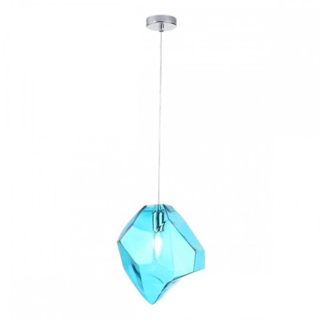 Подвесной светильник Crystal Lux NUESTRO SP1 CHROME/BLUE