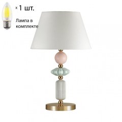 Настольная лампа с лампочкой Odeon Light Candy 4861/1TB+Lamps Е27 Свеча