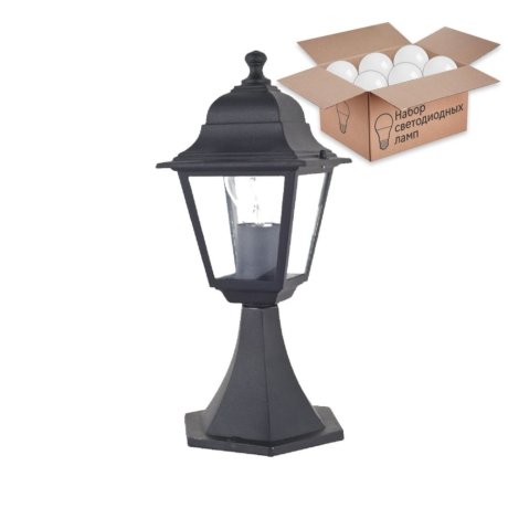 Уличный ландшафтный светильник Favourite Leon 1812-1T+Lamps А60