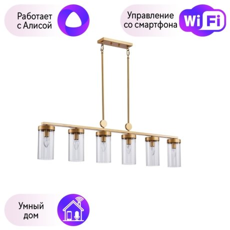 Подвесная люстра Favourite Radiales с поддержкой Алиса 3099-6U-A