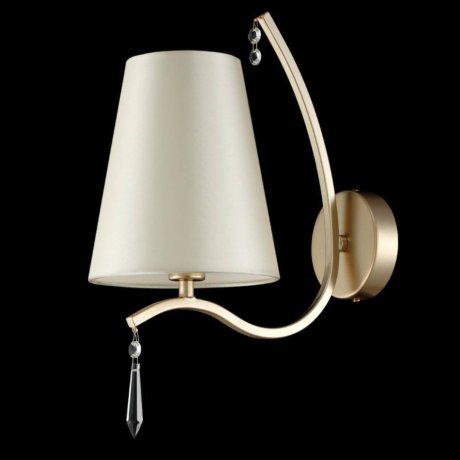 Бра Crystal Lux с лампочкой RENATA AP1 GOLD+Lamps E14 Свеча