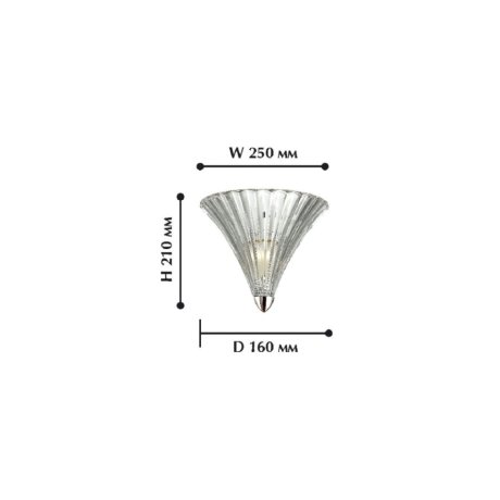 Настенный светильник Favourite Iris 1696-1W
