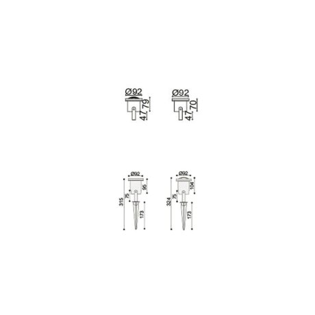 Уличный светильник Favourite Relief 1832-1W