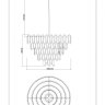 Каскадная люстра Divinare Rosie 3511/17 LM-16