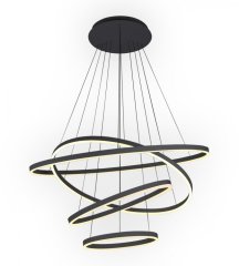 Подвесная светодиодная диммируемая люстра с пультом ДУ Kink light Тор 08204,19A(4000K)