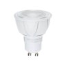 Лампа светодиодная диммируемая (UL-00003990) Uniel GU10 6W 3000K матовая LED-JCDR 6W/WW/GU10/FR/DIM PLP01WH