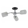 Потолочная люстра Escada 1170/3P E27*60W Chrome/Black MELL