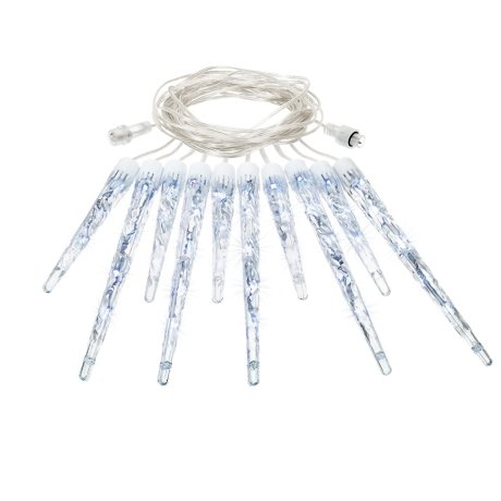 2,7м. Электрогирлянда-конструктор ''Сосульки'' 10 шт (холодный) IP44 Vegas 55037