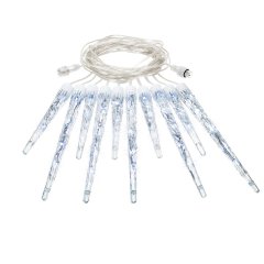2,7м. Электрогирлянда-конструктор ''Сосульки'' 10 шт (холодный) IP44 Vegas 55037