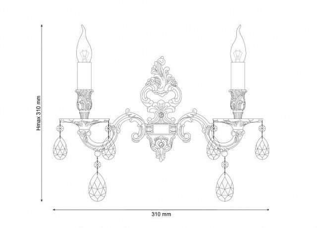 Бра Lucia Tucci Barletta W1730.2 Cream White