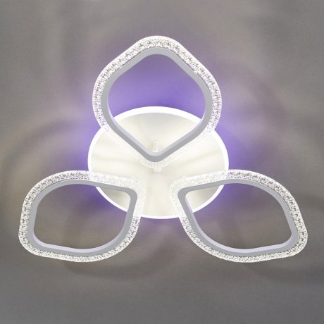 Потолочная диммируемая люстра с пультом ДУ Escada Bubble 10251/3LED BL White