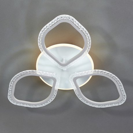 Потолочная диммируемая люстра с пультом ДУ Escada Bubble 10251/3LED BL White