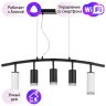 LR7358623730 Подвесной светильник Rullo Lightstar с поддержкой Алисы, (комплект из 571735+214437-3+214486-2+202430-5)