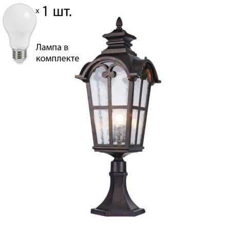 Уличный ландшафтный светильник с лампочкой  Favourite Bristol 2036-1T+Lamps А60