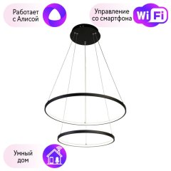 Подвесная светодиодная люстра Favourite Giro с поддержкой Алиса 1764-10P-A