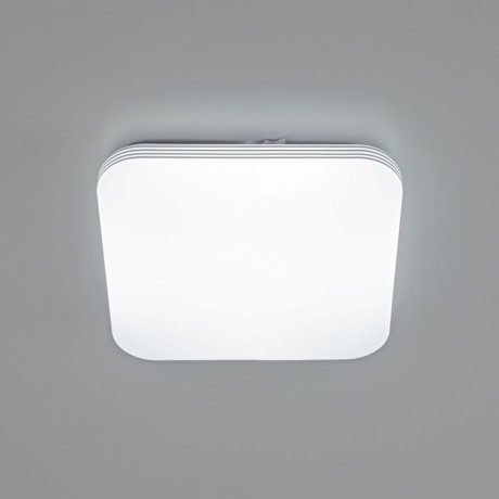 Потолочный светодиодный светильник с пультом ДУ (инфракрасный) и RGB подсветкой Citilux Симпла CL714K330G