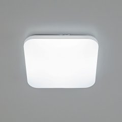 Потолочный светодиодный светильник с пультом ДУ (инфракрасный) и RGB подсветкой Citilux Симпла CL714K330G