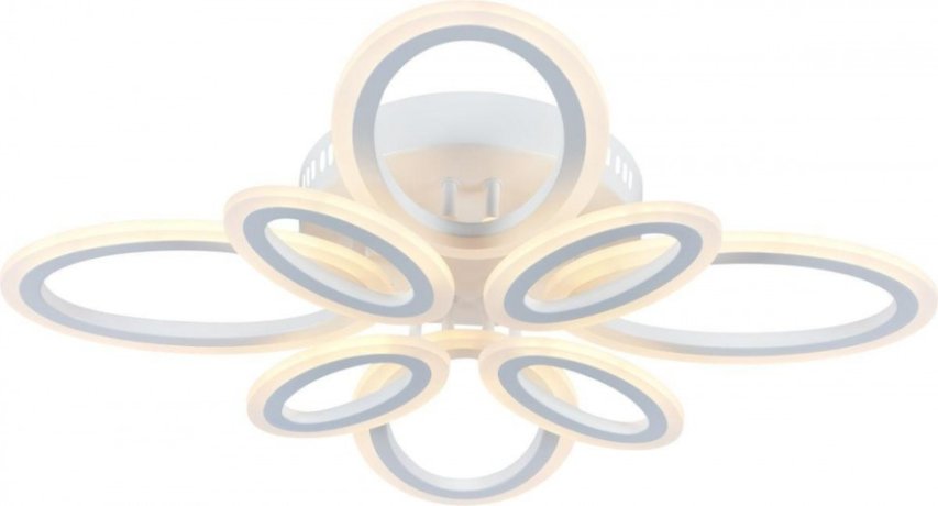 Потолочная диммируемая люстра с пультом ДУ Escada Koleria 10207/8LED White