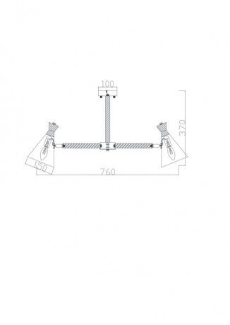 Люстра на штанге Rise Freya FR5169PL-05W