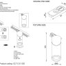 Однофазный светильник для трека Crystal Lux CLT 0.31 030 BL