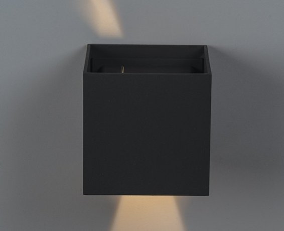 Уличный настенный светильник Italline IT01-A310 dark grey