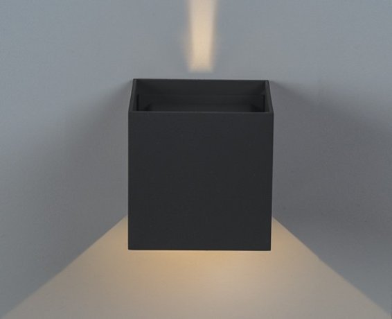 Уличный настенный светильник Italline IT01-A310 dark grey