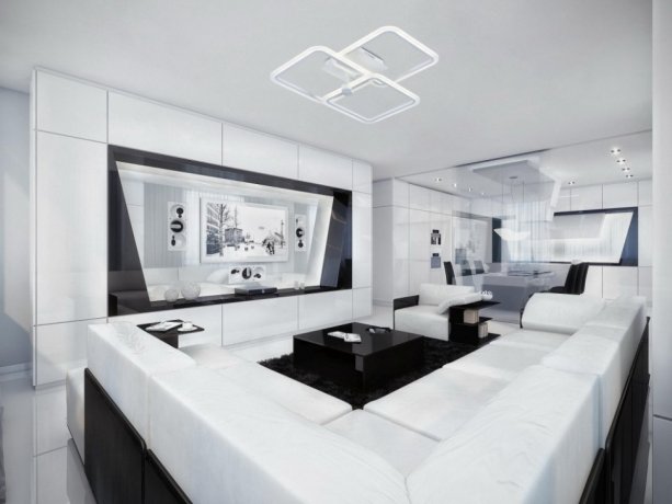 Потолочный светильник Escada 10220/3 LED*108W White MATRIX