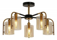 Люстра на штанге Escada Elegant 671/5P Black/Gold