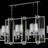 Подвесная люстра Crystal Lux NICOLAS SP8 L1000 NICKEL/WHITE