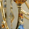Подвесная люстра Crystal Lux Mercedes SP6 Gold/Color (0951/306)