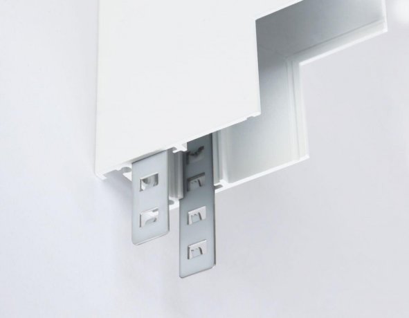 Коннектор L-образный внутренний для накладного шинопровода Ambrella light Track System Magnetic GL3377