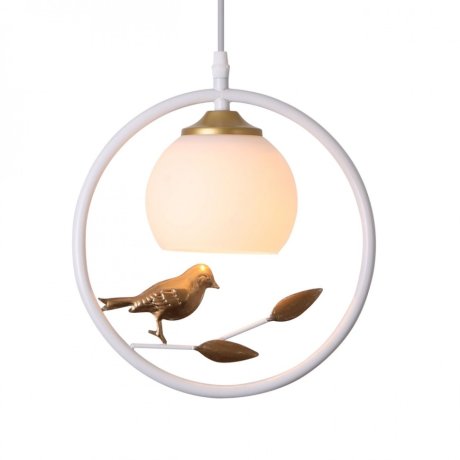 Подвесной светильник Escada 1113/1S E27*40W White/Gold SONG