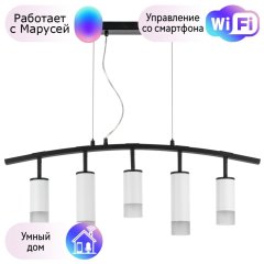 LR7353638621 Подвесной светильник Rullo Lightstar с поддержкой Маруся (комплект из 571735+214436-3+214486-2+202431-5)