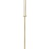 Торшер Crystal Lux NICOLAS PT1 GOLD/WHITE