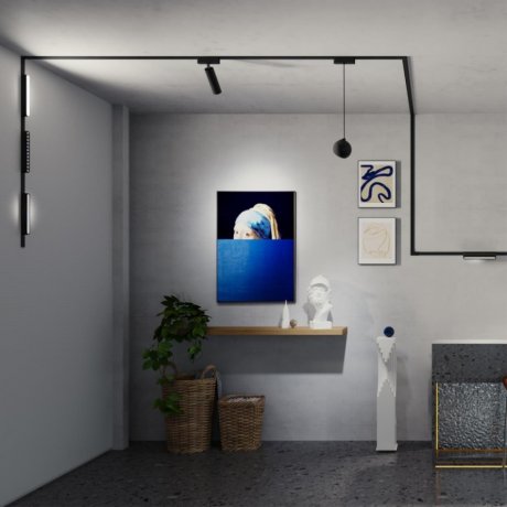 Трековый светильник 18W 4000К для ультратонкого магнитного шинопровода Novotech SMAL 359074