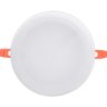 Встраиваемый cветодиодный светильник с регулируемым крепежом и подсветкой Ambrella light Downlight DCR313