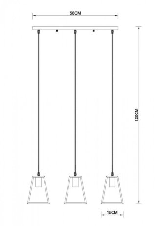 Подвесной светильник Arte Lamp Brussels A8030SP-3WH