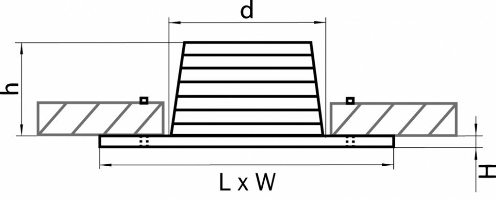 Встраиваемый светодиодный светильник Leddy Lightstar 212186