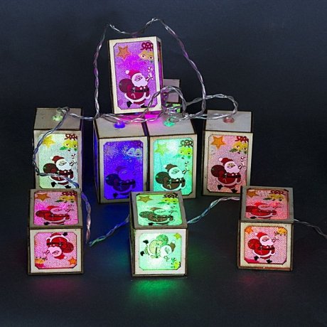 2м. Гирлянда с насадками 10LED (RD/GN,RD/BL) A-481 Sneha 1413887