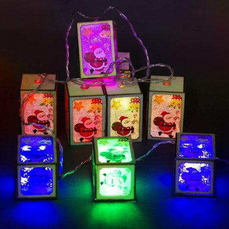 2м. Гирлянда с насадками 10LED (RD/GN,RD/BL) A-481 Sneha 1413887