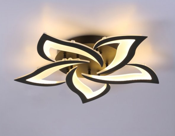 Потолочная диммируемая люстра с пульто ДУ Ambrella light ACRYLICA FA4472