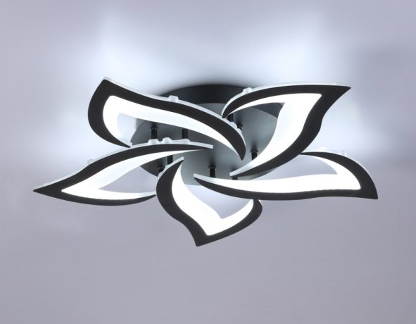 Потолочная диммируемая люстра с пульто ДУ Ambrella light ACRYLICA FA4472