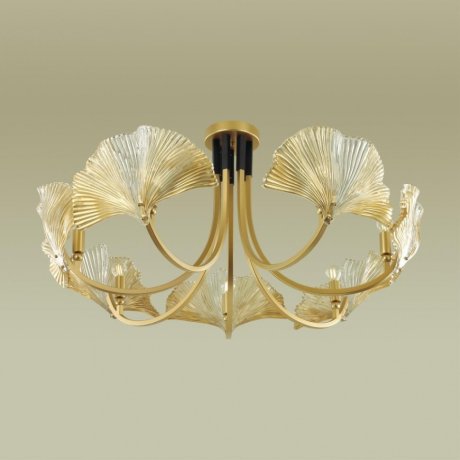 Подвесная люстра с лампочками Odeon Light Ventaglio 4870/7+Lamps E14 Свеча