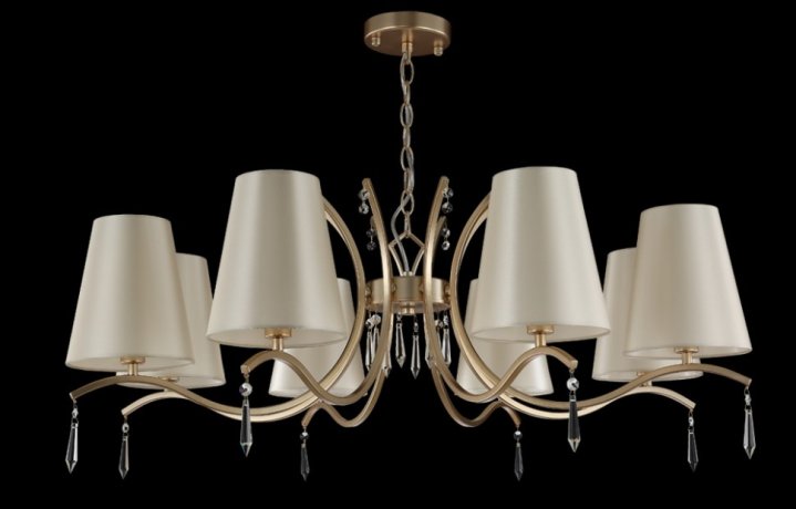 Подвесная люстра Crystal Lux Renata SP8 GOLD (3591/308)