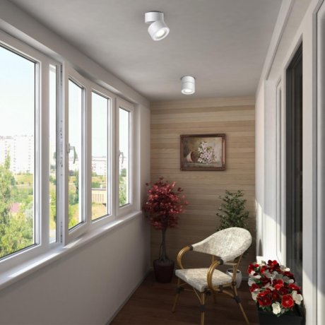 Накладной светодиодный светильник Novoteh Groda 358774